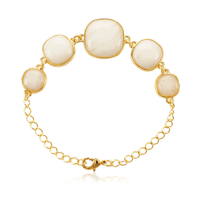 Pulseiras folheadas a ouro