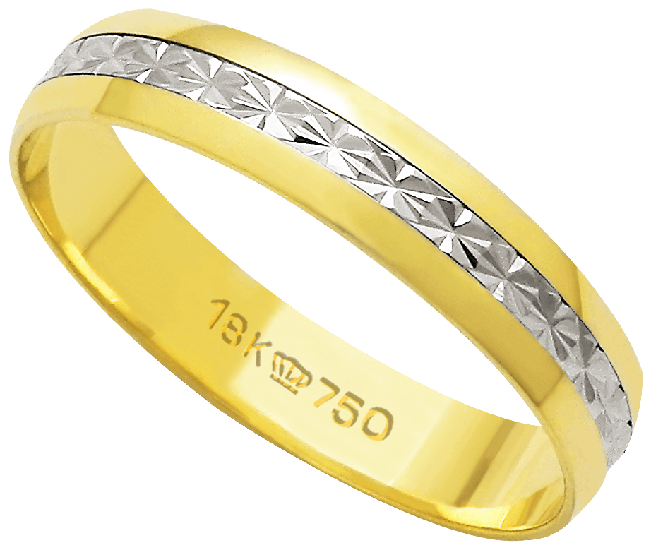 ALIANÇA DE OURO - BODAS DE PRATA