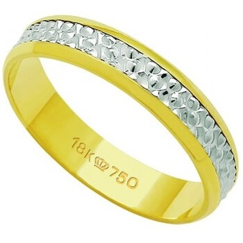 Aliança de ouro tradicional BP20 - Bodas de Prata