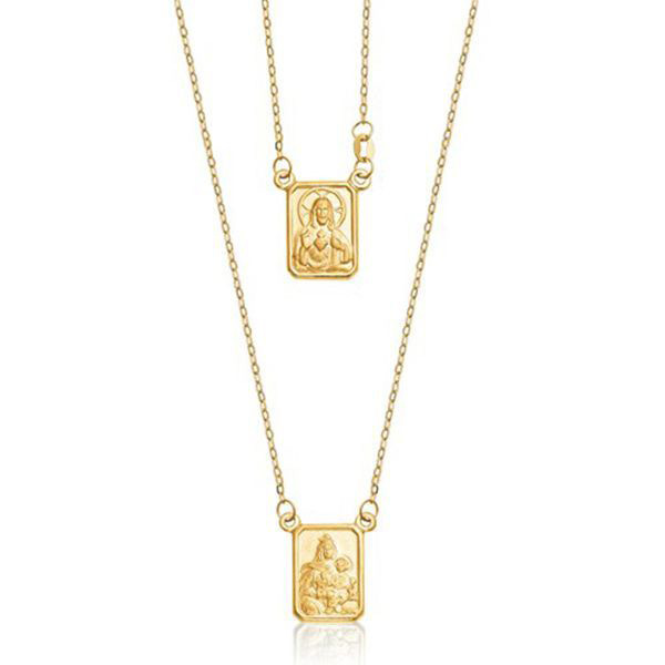 ESCAPULÁRIO DE OURO 18K