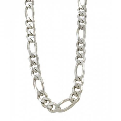 CORRENTE DE PRATA ELOS 3X1 GROSSA