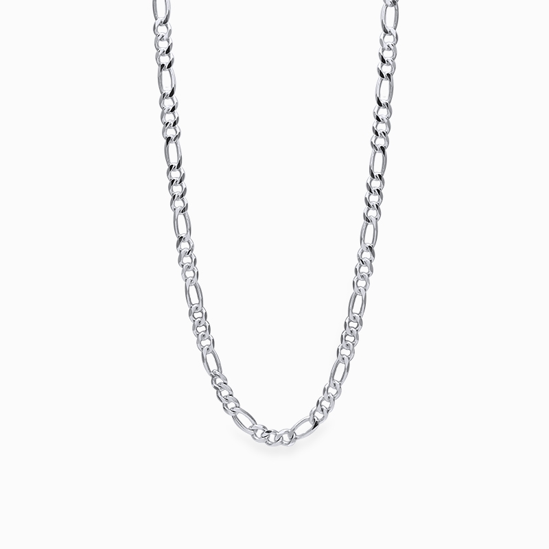 CORRENTE DE PRATA ELOS 3X1 FINA