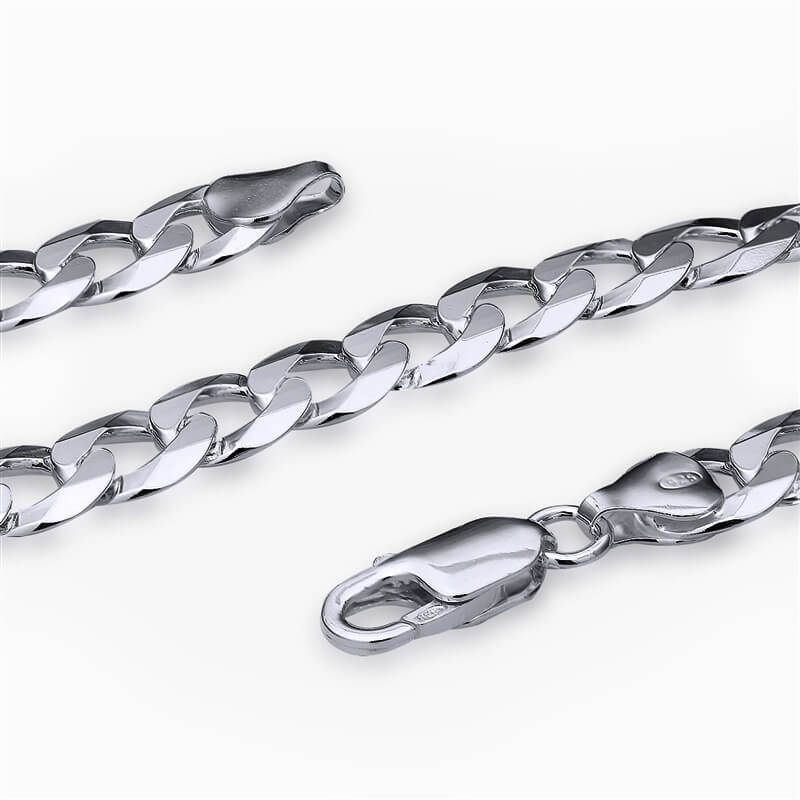 CORRENTE DE PRATA ELOS IGUAIS GRANDE