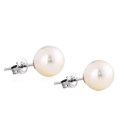 BRINCO DE PRATA COM PÉROLA 