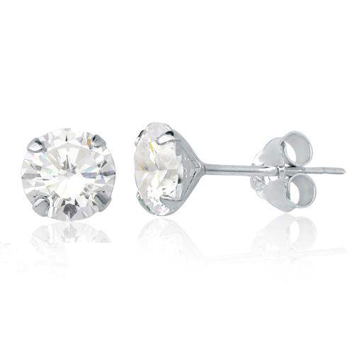 BRINCO DE PRATA PEQUENO COM ZIRCÔNIA