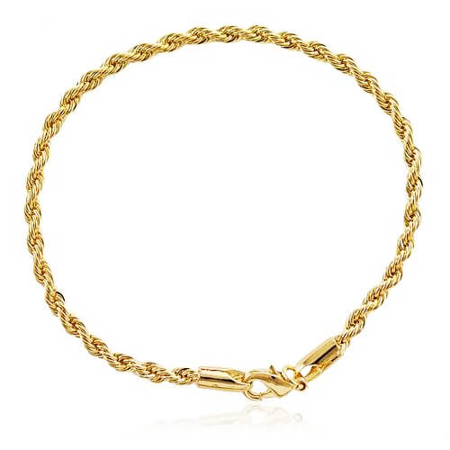 PULSEIRA CORDÃO FOLHEADO A OURO