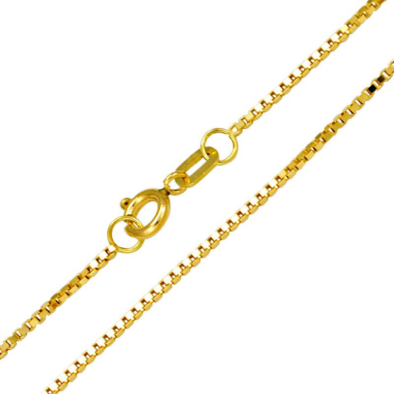 CORRENTE MALHA VENEZIANA DE OURO 18K