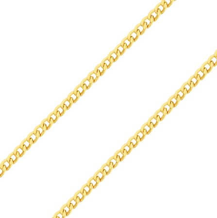 CORRENTE MALHA GRUMET OURO 18K