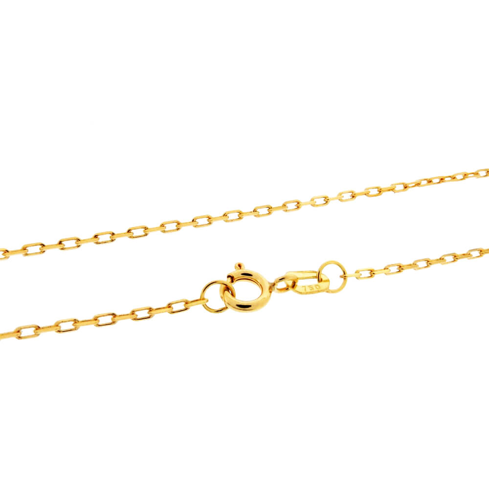 CORRENTE OURO 18K MALHA CADEADO