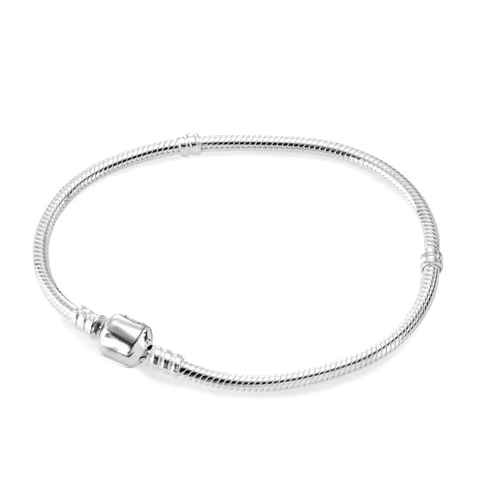 Pulseiras de prata para berloques