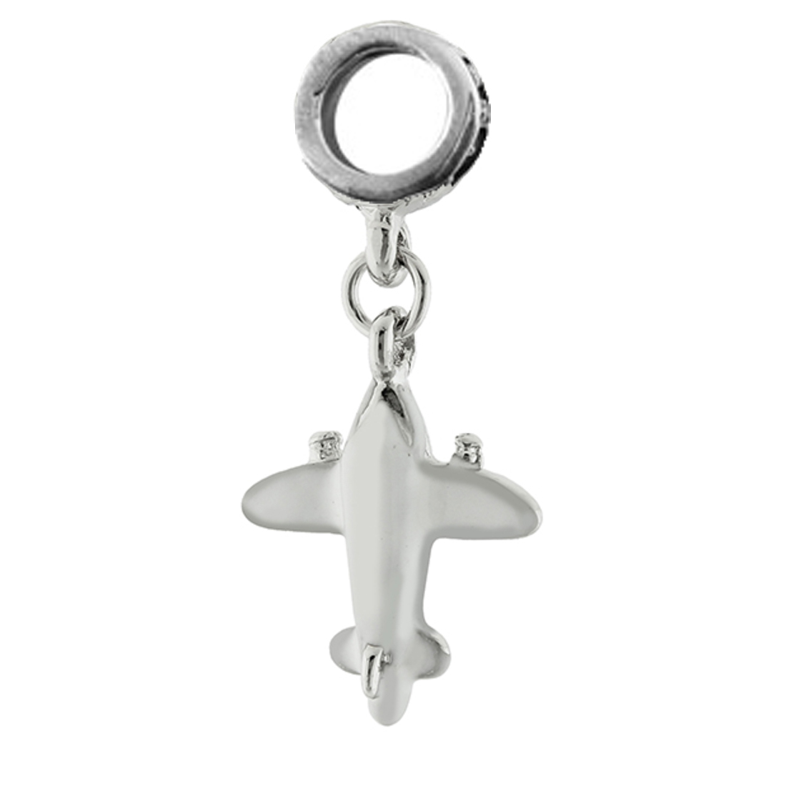 BERLOQUE PINGENTE DE PRATA DE AVIÃO