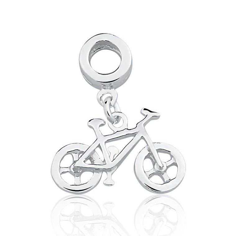 BERLOQUE PINGENTE DE PRATA DE BICICLETA