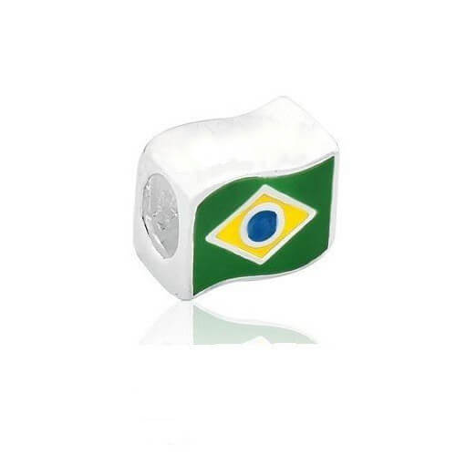 BERLOQUE SEPARADOR DE PRATA DA BANDEIRA DO BRASIL