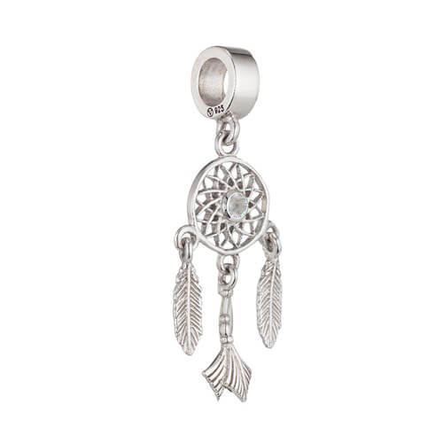 BERLOQUE PINGENTE DE PRATA DE FILTRO DOS SONHOS