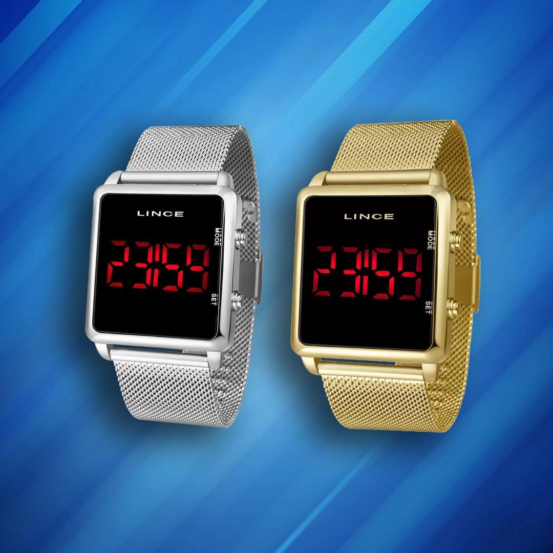 Lince digitais Led quadrados