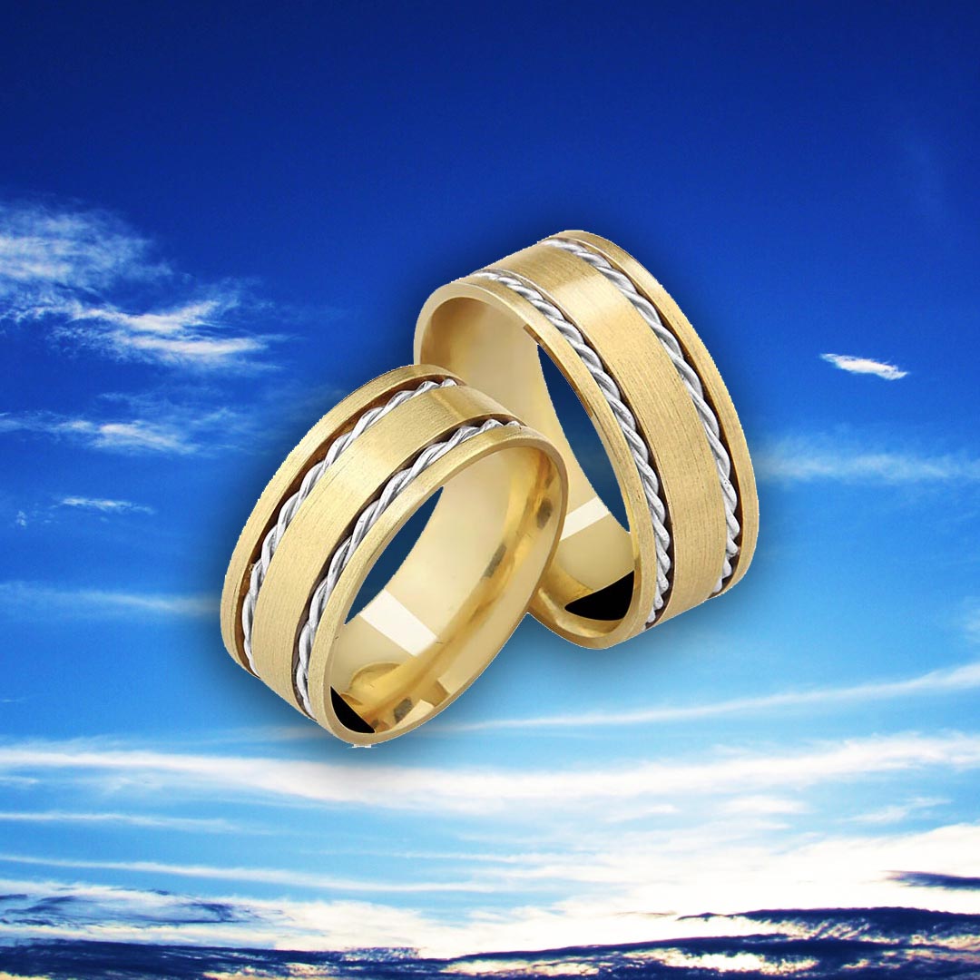 Está procurando alianças de ouro?