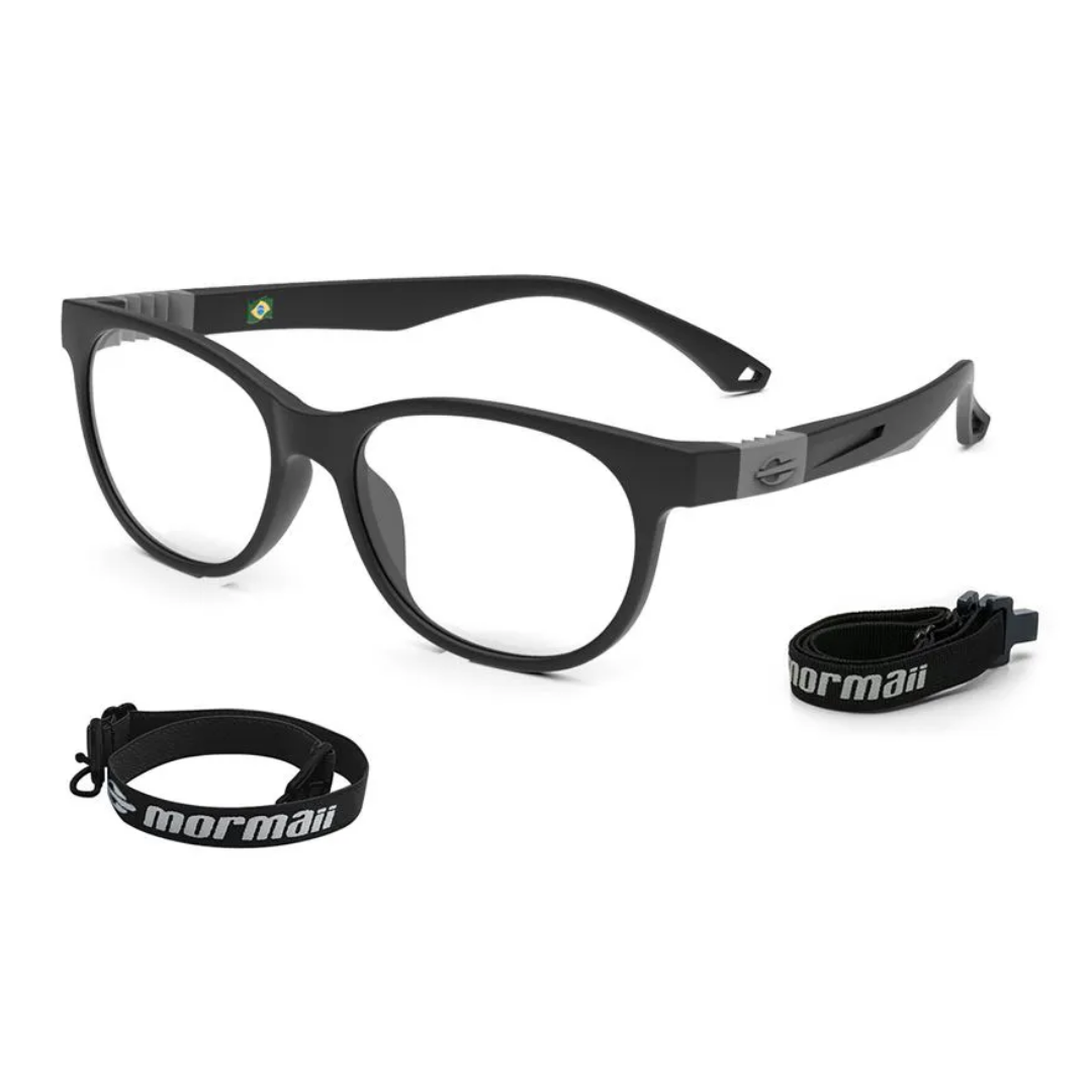 ÓCULOS DE GRAU MORMAII JUMP M6089 Afe49