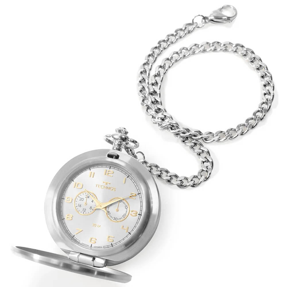 Relógio De Bolso Technos Heritage Vd77ad/1k