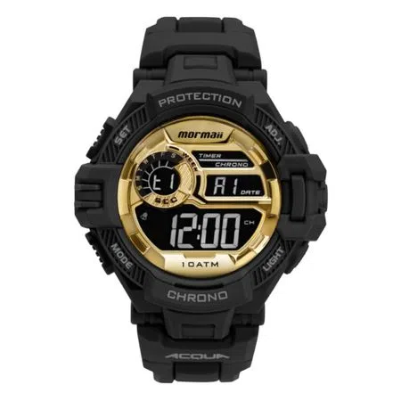 Relógio Mormaii Masculino Action Preto - Mo1134ac/8d